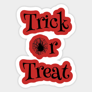 TRICK OR TREAT Sticker